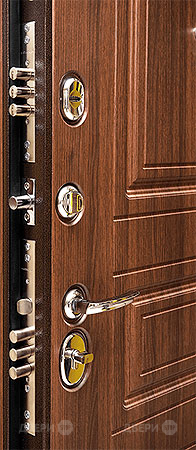 Входная металлическая Дверь Сударь МД-25 Орех бренди в Шатуре
