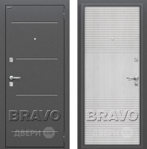 Входная металлическая Дверь Bravo Оптим Фит Pine Feelwood в Шатуре