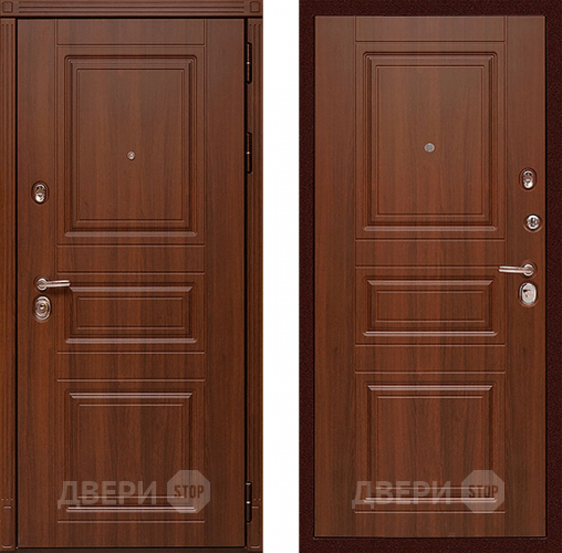Входная металлическая Дверь Сударь МД-25 Орех бренди в Шатуре