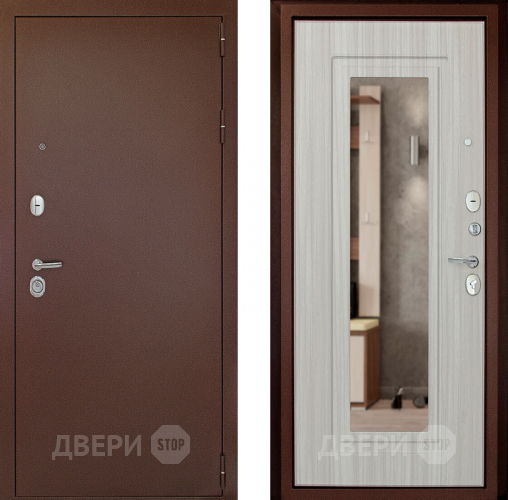 Дверь (Дверной Континент) Гарант - 1 Зеркало Сандал белый в Шатуре