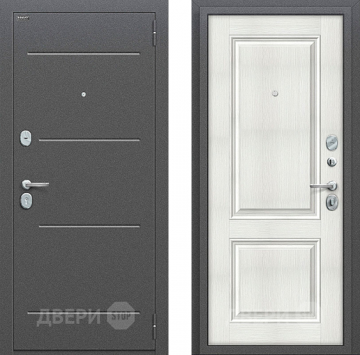 Входная металлическая Дверь Bravo Оптим Стиль Bianco Veralinga в Шатуре