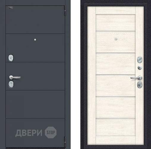 Входная металлическая Дверь Bravo Порта S-3 4/Л22 Nordic Oak в Шатуре