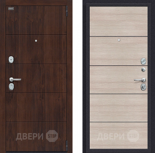 Дверь Bravo Porta S-3 4/П50 (AB-6) Cappuccino Veralinga в Шатуре