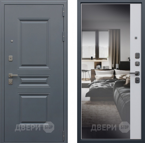 Дверь АСД Барселона с зеркалом в Шатуре