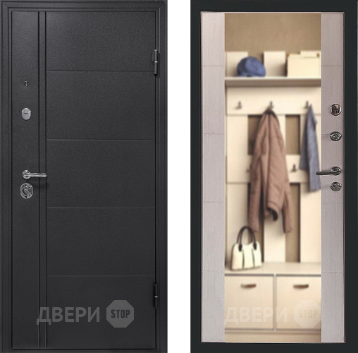 Дверь Форпост Эверест Зеркало Беленый дуб в Шатуре