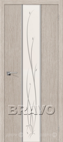 Межкомнатная дверь Глейс-2 Twig (3D Cappuccino) в Шатуре