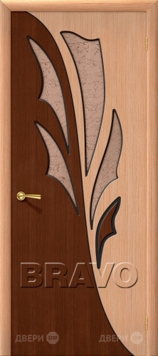 Межкомнатная дверь со стеклом Дуэт (Дуб) в Шатуре