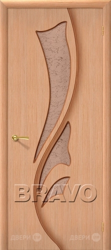 Межкомнатная дверь со стеклом Эксклюзив (Дуб) в Шатуре