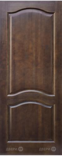 Межкомнатная дверь 7-ПГ темный лак в Шатуре