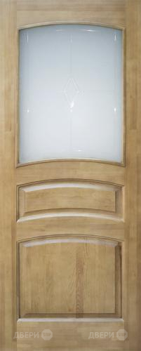 Межкомнатная дверь 16-ПО светлый лак в Шатуре