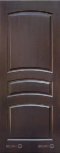 Межкомнатная дверь 16-ПГ темный лак в Шатуре