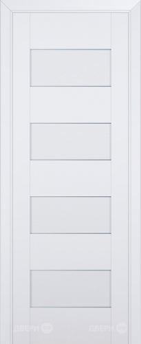 Межкомнатная дверь ProfilDoors 45U аляска частично остекленная (графит) в Шатуре
