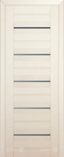 Межкомнатная дверь ProfilDoors 48U магнолия-сатинат (графит) в Шатуре