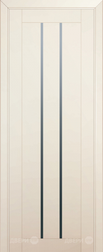 Межкомнатная дверь ProfilDoors 49U магнолия-сатинат (графит) в Шатуре