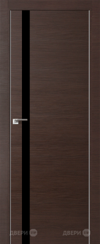 Межкомнатная дверь ProfilDoors 6Z венге кроскут (черный лак) в Шатуре