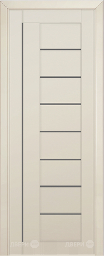 Межкомнатная дверь ProfilDoors 17U магнолия сатинат (графит) в Шатуре