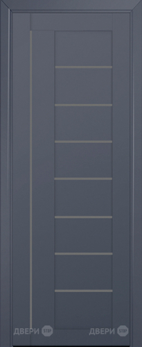Межкомнатная дверь ProfilDoors 17U антрацит (графит) в Шатуре