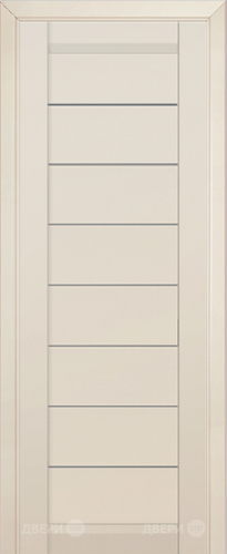 Межкомнатная дверь ProfilDoors 71U магнолия сатинат (графит) в Шатуре