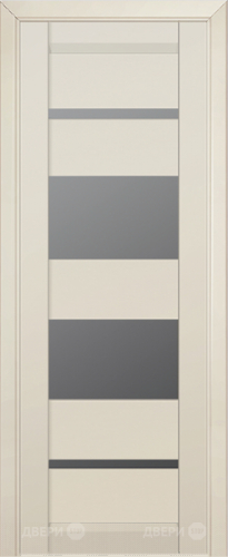 Межкомнатная дверь ProfilDoors 72U магнолия сатинат (графит) в Шатуре