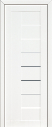 Межкомнатная дверь ProfilDoors 17L белый люкс (графит) в Шатуре