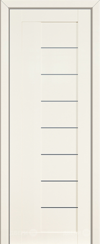 Межкомнатная дверь ProfilDoors 17L магнолия люкс (графит) в Шатуре