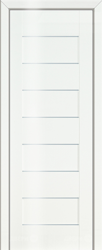 Межкомнатная дверь ProfilDoors 45L белый люкс (графит) в Шатуре