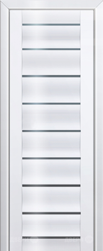 Межкомнатная дверь ProfilDoors 76L белый люкс (графит) в Шатуре