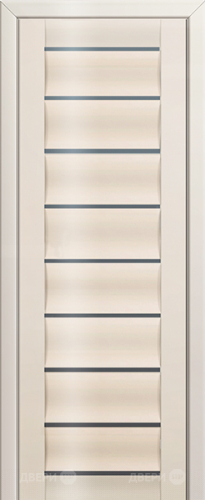 Межкомнатная дверь ProfilDoors 76L магнолия люкс (графит) в Шатуре