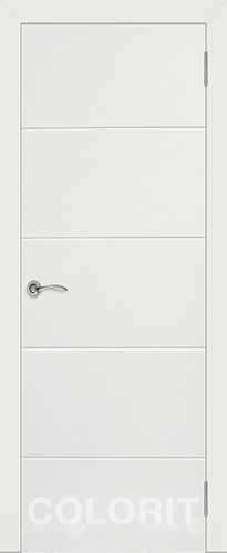 Межкомнатная дверь Граффити 2 ПГ белая эмаль в Шатуре