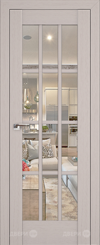 Межкомнатная дверь ProfilDoors 102X пекан белый (матовое) в Шатуре