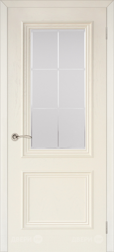 Межкомнатная дверь Валенсия-4 ПО слоновая кость в Шатуре