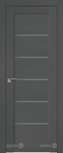 Межкомнатная дверь ProfilDoors 2-76 XN Грувд (графит) в Шатуре