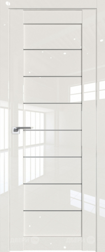 Межкомнатная дверь ProfilDoors 71L Магнолия люкс (графит) в Шатуре