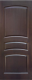 Межкомнатная дверь 16-ПГ темный лак в Шатуре