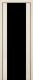 Межкомнатная дверь ProfilDoors 8X эш вайт мелинга (черный триплекс) в Шатуре