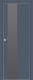 Межкомнатная дверь ProfilDoors 5E Антрацит (серебряный лак) в Шатуре