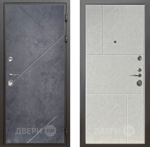 Входная металлическая Дверь Шелтер (SHELTER) Комфорт Бетон урбан индиго 9 Гранит лава лайт в Шатуре