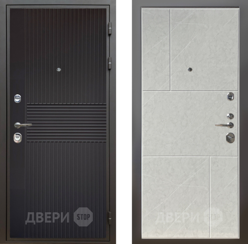 Входная металлическая Дверь Шелтер (SHELTER) Комфорт Черная шагрень 9 Гранит лава лайт в Шатуре