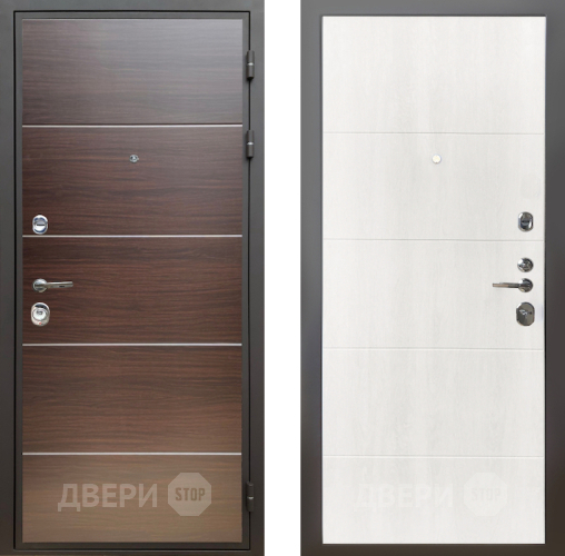 Входная металлическая Дверь Шелтер (SHELTER) Комфорт Венге структурный горизонт 7 Дуб филадельфия крем в Шатуре