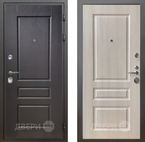 Входная металлическая Дверь Шелтер (SHELTER) Комфорт Дуб английский 3 Дуб филадельфия крем в Шатуре