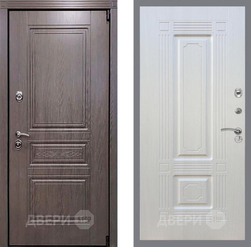 Входная металлическая Дверь Рекс (REX) Пренмиум-S FL-2 Лиственница беж в Шатуре