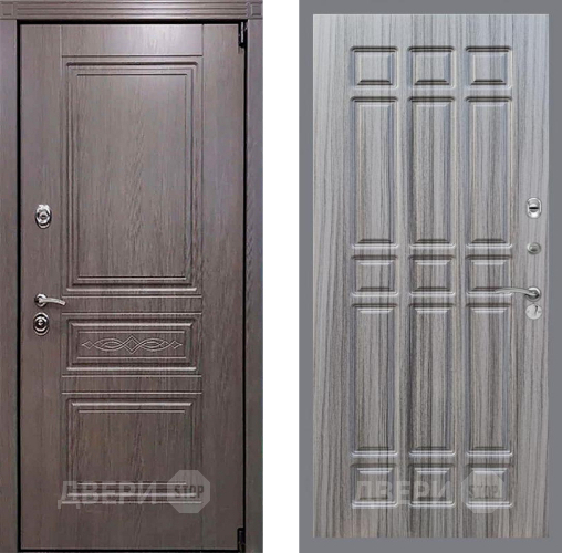 Входная металлическая Дверь Рекс (REX) Пренмиум-S FL-33 Сандал грей в Шатуре