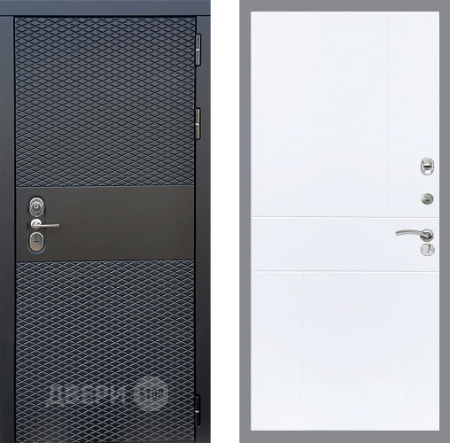 Входная металлическая Дверь Стоп БЛЭК CISA ФЛ-290 Силк Сноу в Шатуре