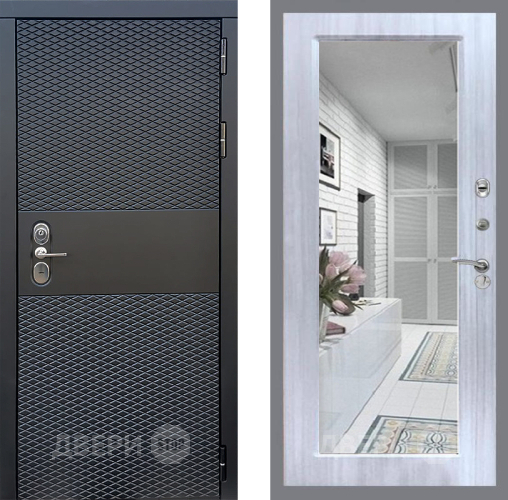 Дверь Стоп БЛЭК CISA Зеркало Сандал белый в Шатуре