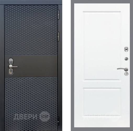 Входная металлическая Дверь Стоп БЛЭК CISA ФЛ-117 Силк Сноу в Шатуре