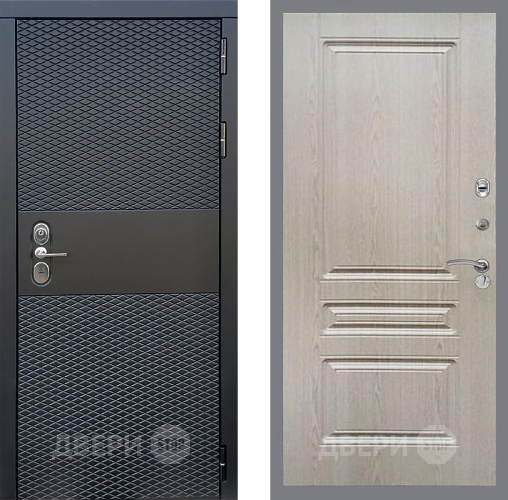 Входная металлическая Дверь Стоп БЛЭК CISA ФЛ-243 Беленый дуб в Шатуре