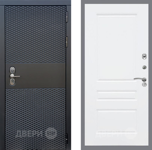 Входная металлическая Дверь Стоп БЛЭК CISA ФЛ-243 Силк Сноу в Шатуре