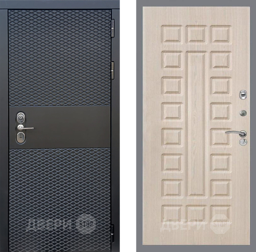 Входная металлическая Дверь Стоп БЛЭК CISA ФЛ-183 Беленый дуб в Шатуре