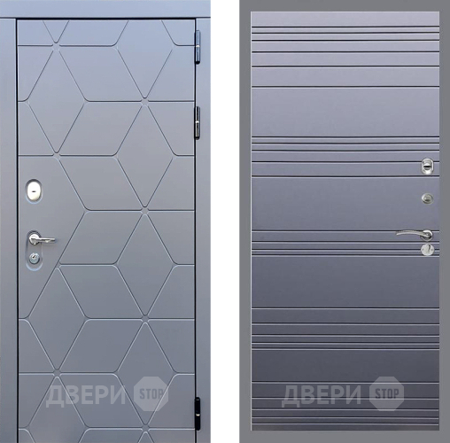 Дверь Стоп КОСМО Лайн Силк титан в Шатуре