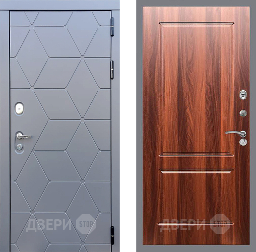Входная металлическая Дверь Стоп КОСМО ФЛ-117 Итальянский орех в Шатуре